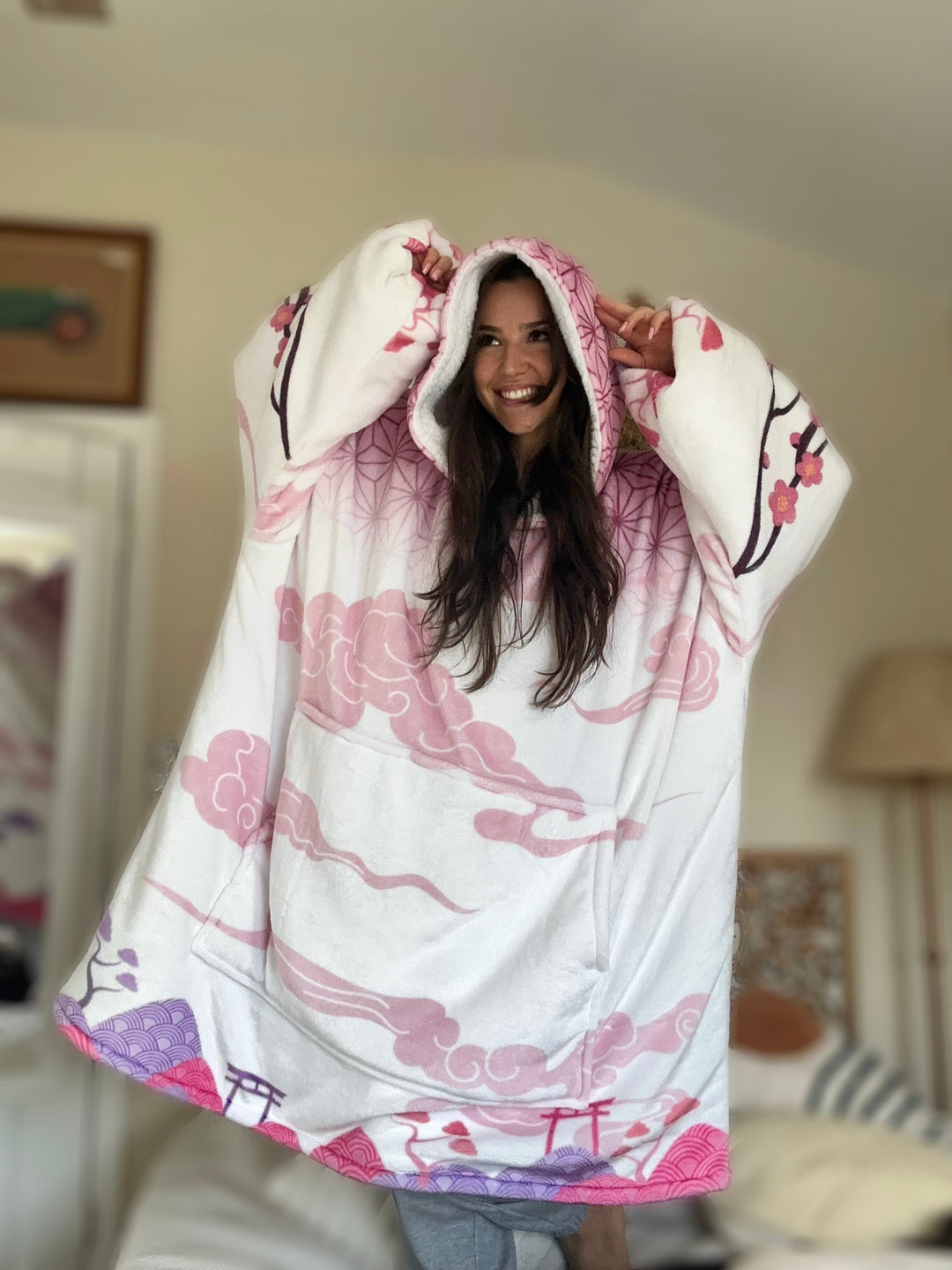 Nezko Kimono Blanket Hoodie